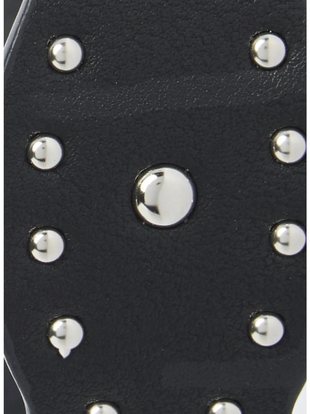 Kids' Studded Faux Leather Scalloped Belt